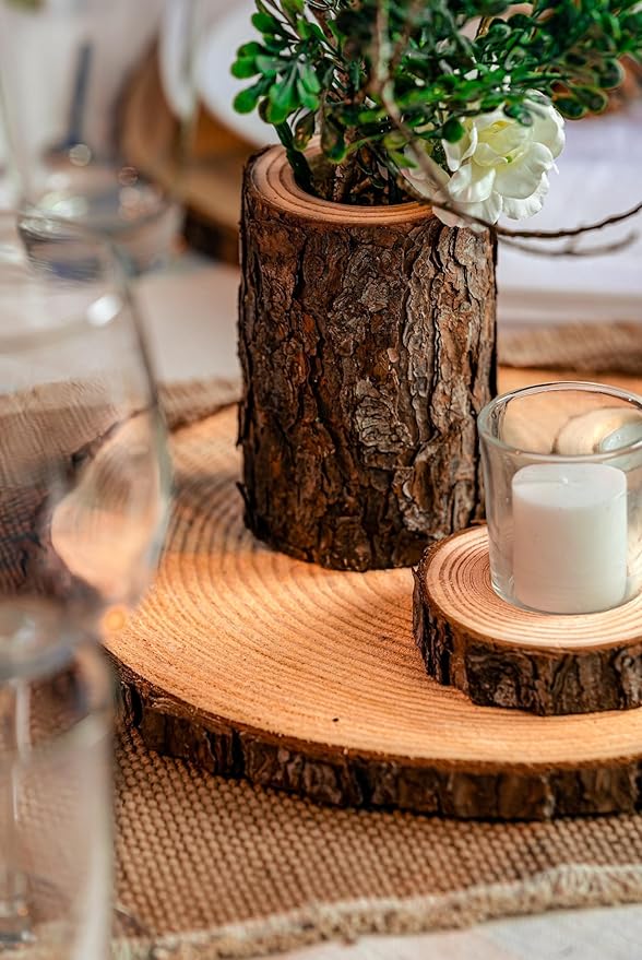 Set of 11-13 inch Large Wood Slices - Image 4