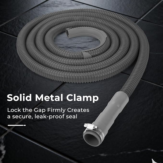 12Ft Universal Washing Machine Drain Hose Flexible Extension Hose | Flexible - Image 7