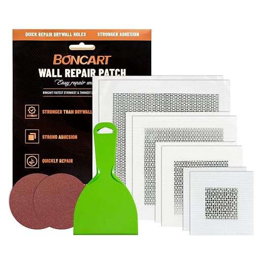 Boncart Self-Adhesive Drywall Repair Patch Kit, 8 Inch | Multiple Sizes Self by BONCART