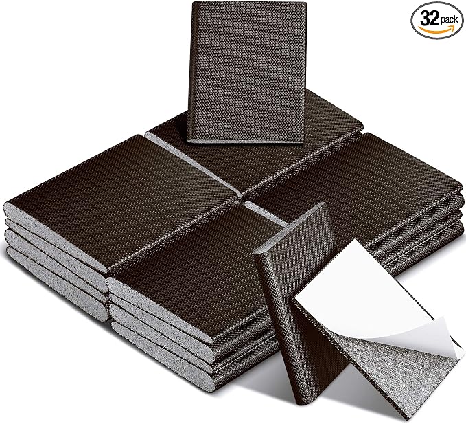 Zonon 32 Pieces Door Corner Seal Pads Adhesive Weatherstripping, Weather by Zonon