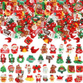 Giegxin 40 Pcs Christmas Resin Charm Kawaii Red Cardinal Candy Canes Santa Claus Flat Back Cabochon Accessories Cute Embellishments Bulk for Christmas Decor Jewelry Cellphone Case Scrapbooking DIY