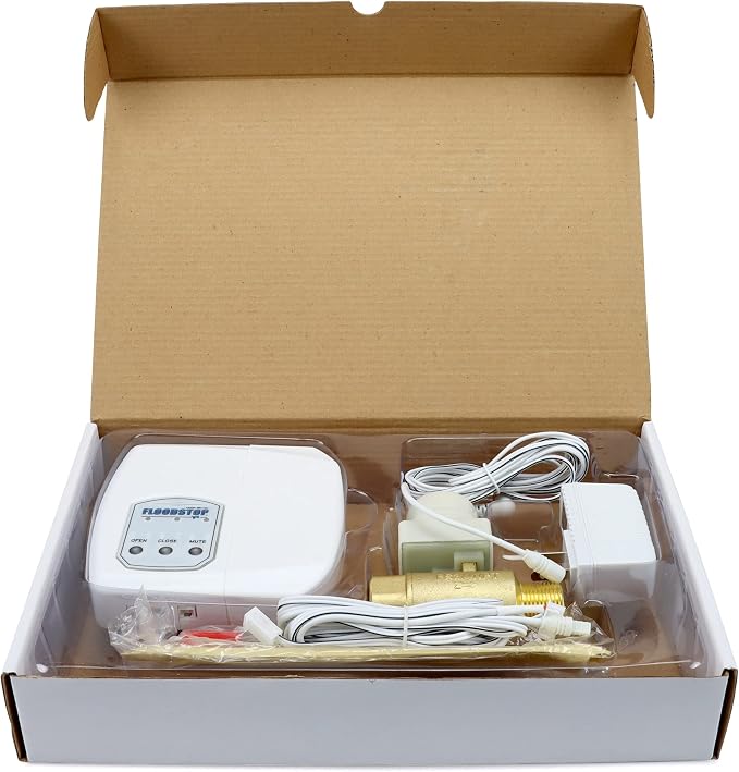 FloodStop Water Heater Leak Detector Kit, 3/4" NPT MIP x FIP | Automatic Water - Image 2