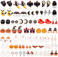 Kalolary Halloween Charms Alloy Enamel Bracelet Metal Earring Kawaii Pendant for Party DIY Jewelry Necklace Making Supplies