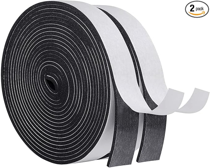 MAGZO Weather Stripping Door Seal, 1 Inch Wide X 1/8 Inch Thick Adhesive Foam by MAGZO
