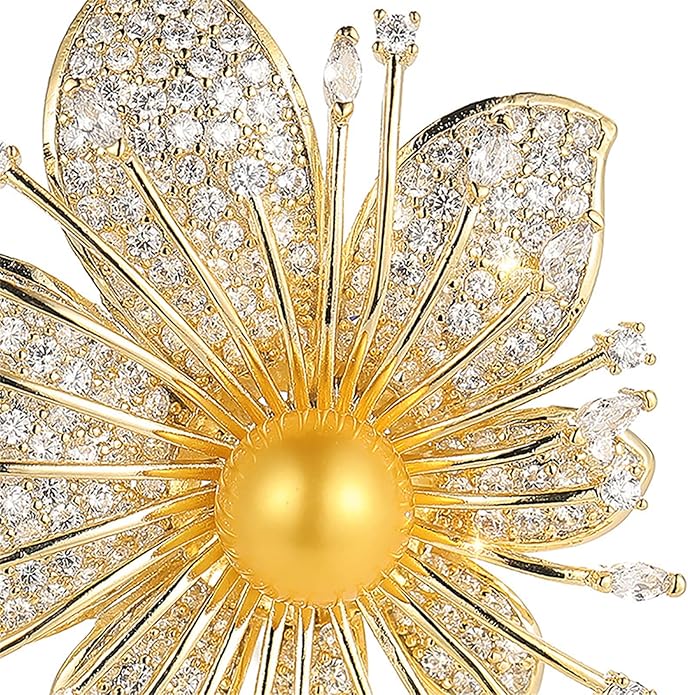 Brooch Pins For Women Fashion, Flower Brooches Jewelry For Women Floral Series Brooches And Pins Designer Lady's Costume