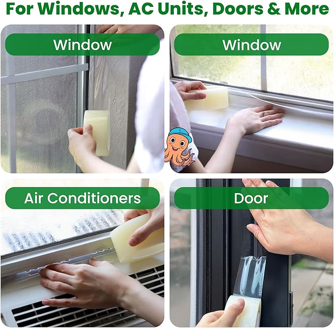 ECOHomes Window Weather Sealing Tape | Weather Stripping Tape, To Stop Drafts - Image 4