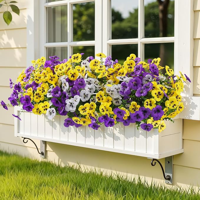 Alupssuc 24 Bundles Artificial Flowers UV Resistant - Image 6