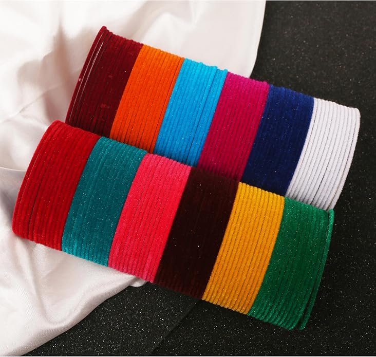 Touchstone indian bangles bracelets for women colorful churiyan set return gifts jewelry chudiya bulk pack bollywood metal bangle sets 12 textured vintage colors. Set of 144