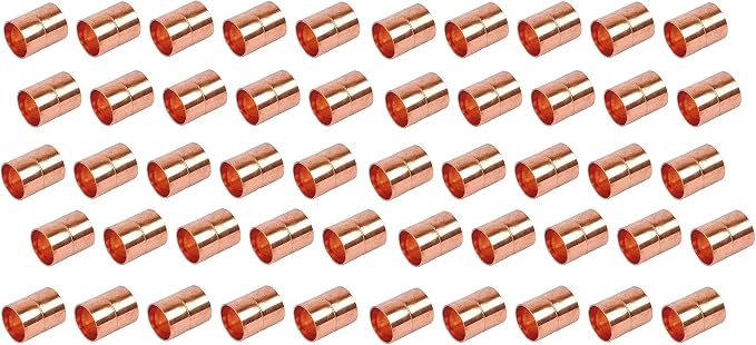 EZ-FLUID Plumbing 1/2-Inch Copper Coupling by EZ-FLUIDPlumbingProducts