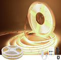 Pandery COB LED Strip Lights Warm White, 24V Dimmable led Light Strip KIT by PanderyCOBLightUPYourLife