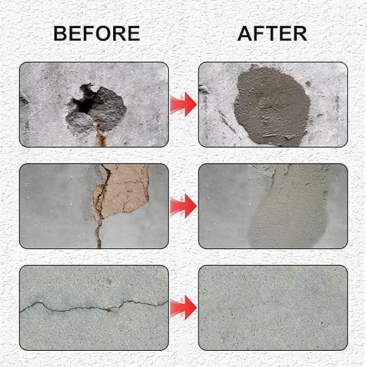 GOODTAKE Concrete & Cement Crack Filler, 10 Pounds Concrete Repair & Patch - Image 5