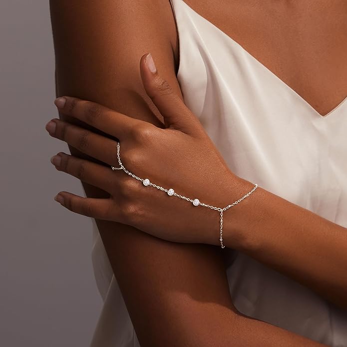Gold Bracelets Set for Women Non Tarnish Trendy,14K Gold Plated Dainty Stackable Paperclip Cuban Link Chain Bracelets, Simple Cute Cuff Bracelets Jewelry Set Adjustable 7"+2"