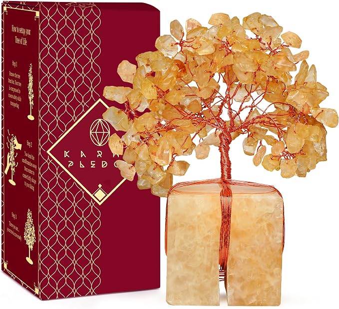 Chakra Tree of Life for Unique Gifts for Mom, Home and Office Decor, Handmade by KARMAPLEDGE