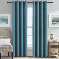 H.VERSAILTEX Soft Faux Linen Curtains, Living Room 84 Inches Long, Light by HVERSAILTEX