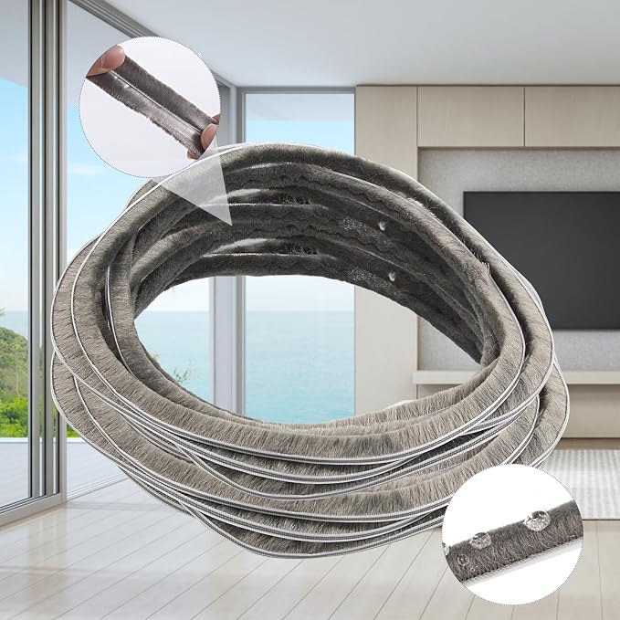 16 Ft 196 Inch Sliding sash Windows Doors Tape Pile Draught excluder Brush Seal - Image 3