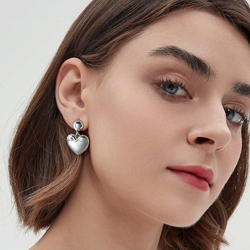 14K Gold Earring Cross Waterdrop Butterfly Heart Knot Earrings for Women Gold Silver Cross Leverback Drop Gold Silver Teardrop Hoop Dangle Earring White Gold Dangle Drop Earring