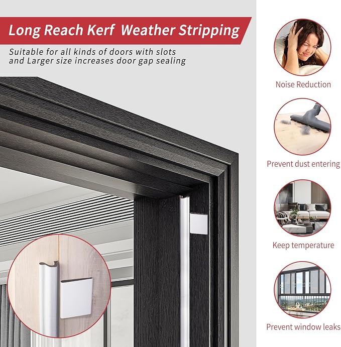 26 Feet Long Reach Weather Stripping Door Seal - Image 5