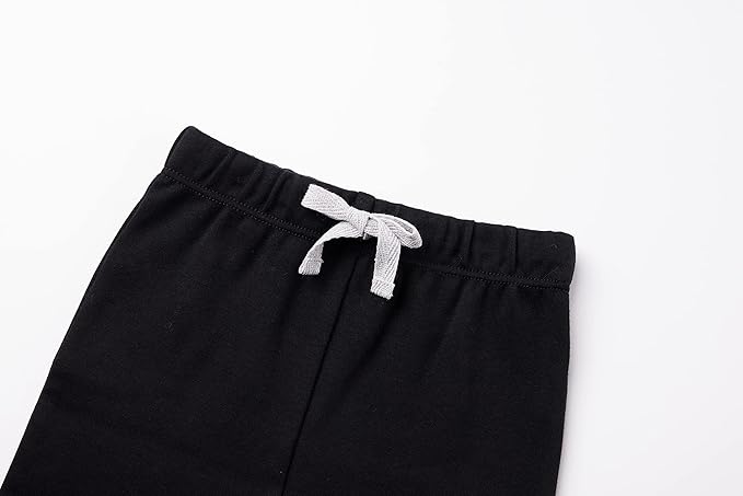 Baby 3 Pack Flexy Pants and Leggings, Infant Boys Girls Tapered Ankle Jogger Pants