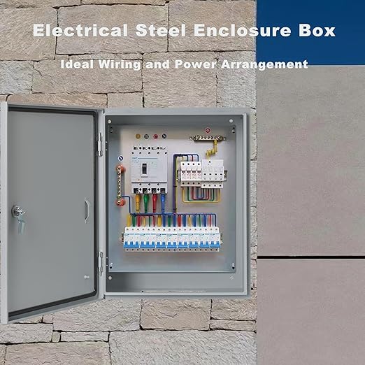 Waterproof Electrical Enclosure 24 x 24 x 12 inches, Outdoor Electrical Box - Image 3