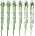 6 Pack Fake Plants Artificial Wall Hanging Succulents Plant | Boho Hanging by Hobyhoon