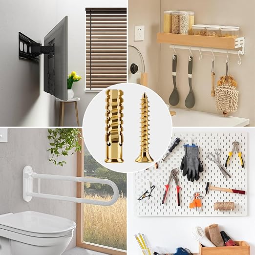 50 PCS Expansion Anchors with Screws - Image 8