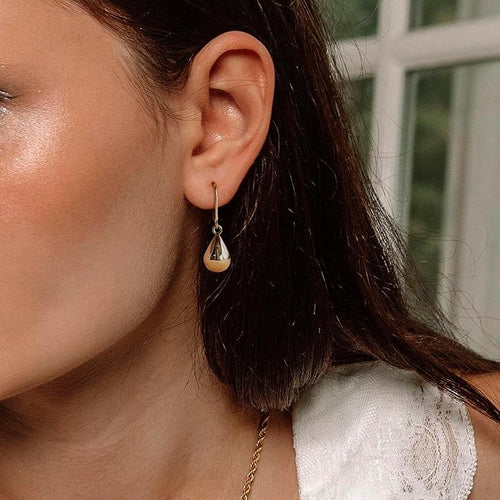 14K Gold Earring Cross Waterdrop Butterfly Heart Knot Earrings for Women Gold Silver Cross Leverback Drop Gold Silver Teardrop Hoop Dangle Earring White Gold Dangle Drop Earring