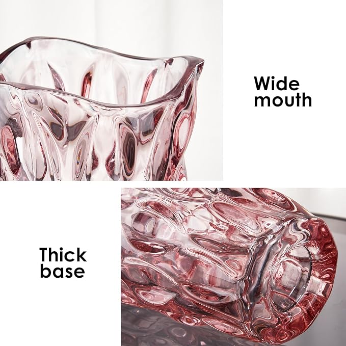 CEMABT Glass Vases for Flowers, Unbreakable 3.4 lb Morden Vases for Tables - Image 2