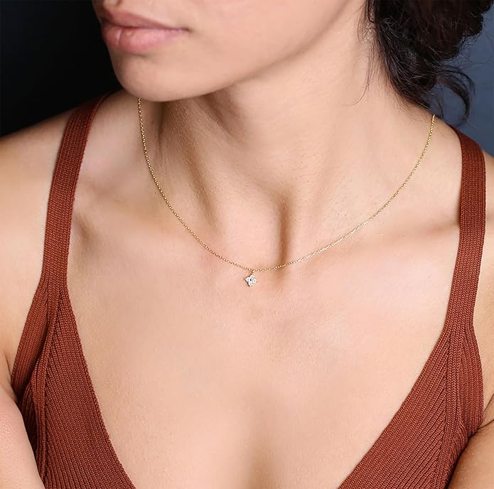 14K Gold Plated Dainty Pendant Butterfly Bead Boot Bee Baseball Flower Compass Airplane Heart Hummingbird Tree Necklace Simple Jewelry Gift for Women