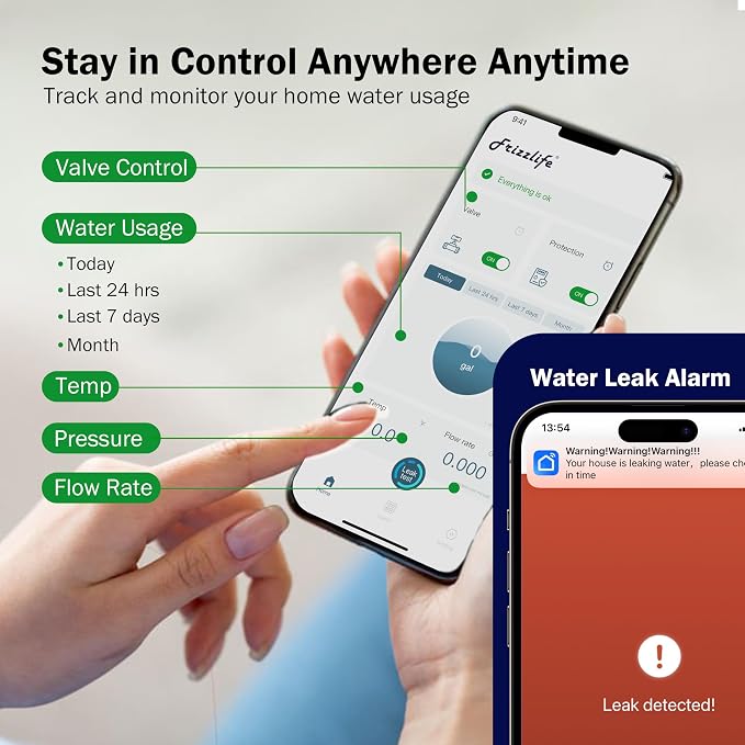 Frizzlife LP365 Smart Water Monitor and Automatic Shutoff - Image 7