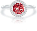 PAVOI 14K Gold Plated Crystal Birthstone Rings | Rings For Women