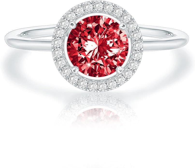 PAVOI 14K Gold Plated Crystal Birthstone Rings | Rings For Women