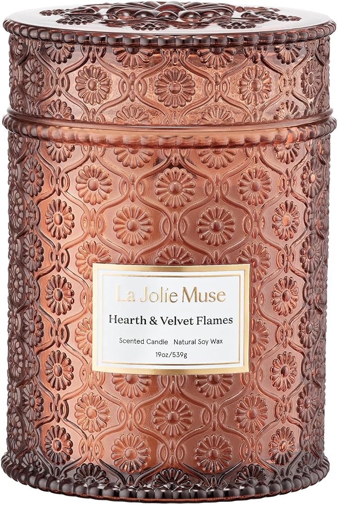 LA JOLIE MUSE Hearth & Velvet Flames Scented Candle by LaJol%C3%ADeMuse