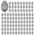 Conduit Connectors, 1/2 Inch, Non-Metallic, by HDHAODA