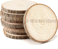 10 Pack Large Wood Slices for Centerpieces 9-10 inches Wood Rounds for Tables by SENMUT
