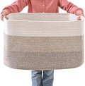 ICERZCZ Extra Large Blanket Basket by ICERZCZ
