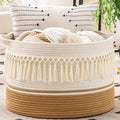 KAKAMAY Large Blanket Basket, Woven Baskets by KAKAMAY