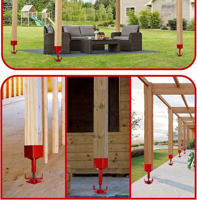 6x6 Screw Jack, Adjustable House Floor Jack - Image 5