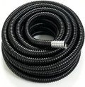 50ft1/2in Flexible Electrical Conduit, PVC-Coated Liquid-Tight, Galvanized by Unknown