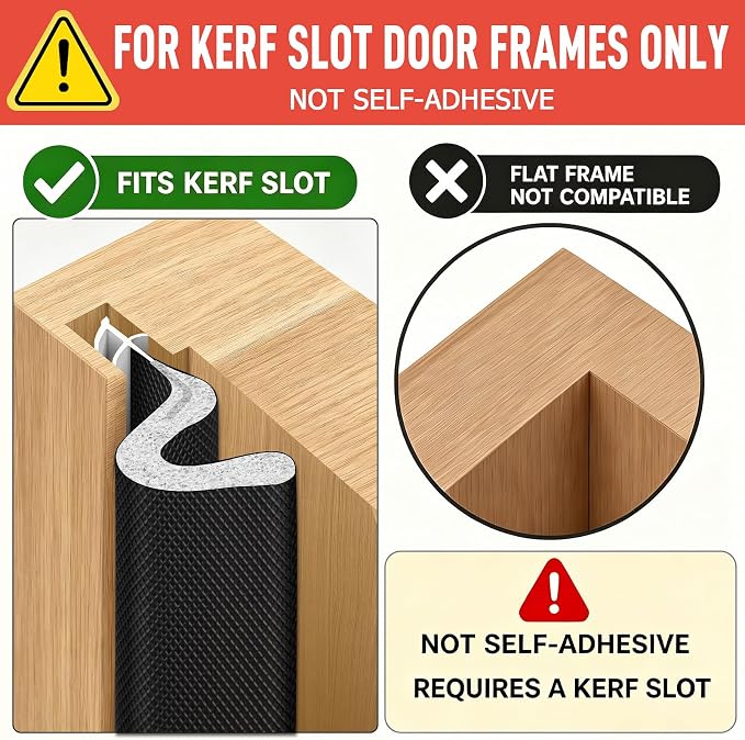 Litaibai Kerf Weather Stripping Door Seal - Image 2