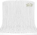 200PCS Bead Necklaces Party Favors, White Mardi Gras Beads Stuff Accessories, 33" 6mm Round Holiday Beads Necklace Decorations Bulk, White Beads for Wedding Birthday School Celebrations Parade Throws