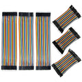 240pcs Dupont Wire Kit, 10cm and 20cm Jumper Cables, 40-Pin M-F/M-M/F-F by REXQualis