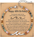 TONY & SANDY Friend Gifts for Women, Unique Valentine's Day Gifts for Her, Sister Gifts from Sister, Wave Bracelet, Christmas Birthday Gifts for Women, Bestie Friendship Bracelets