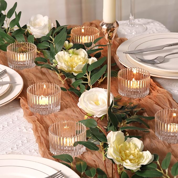 HAVITI 24 Pcs Large Tea Light Holders, Votive Candle Holders - Image 5
