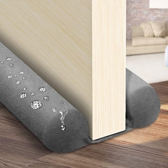 Waterproof Twin Door Draft Stopper Adjustable Size 30" to 36" Weather Stripping by Unknown