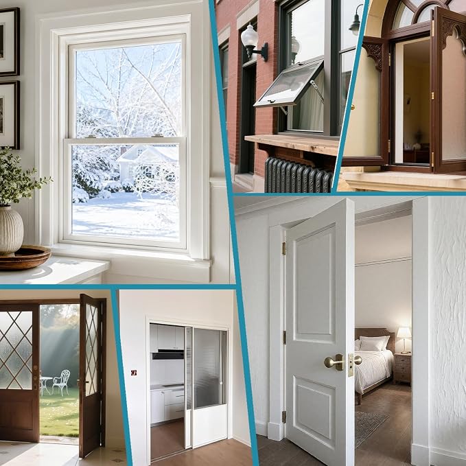 V-Shaped Weather Stripping for Doors and Windows, Large Gap Door Seal Strip | - Image 9