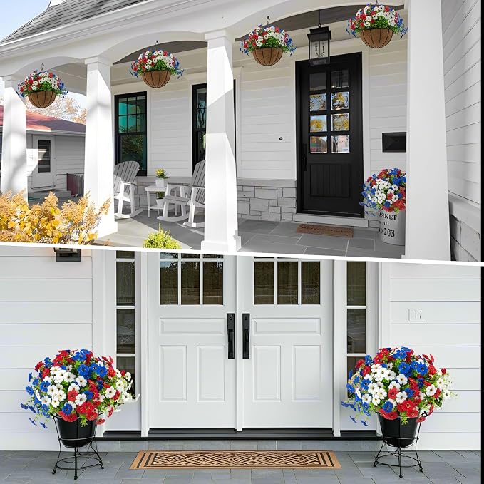 Hananona 2 Set Artificial Outdoor Flowers - Image 9
