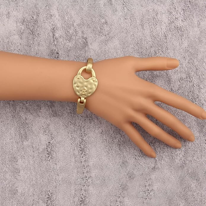 Gold Cuff Bracelet for Women Silver Beaded Bracelets Open Bangle Stackable Stretch Bead Bracelet Boho Jewelry Gifts for Wife Couple