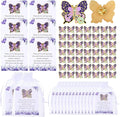 Funeral Favors for Guest Celebration of Life Favors Butterfly Pins Brooches Organza Bags Thank You Cards for Memorial Party Supplies Guest Family Friends Return Favors Funeral Gifts