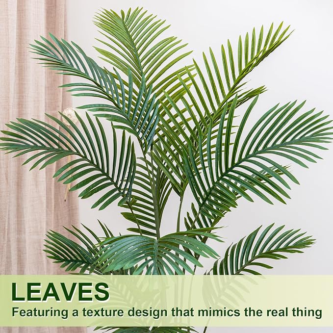 VIVATREES Palm Tree 6FT Artificial, 72in Tall Faux Palm Tree - Image 5