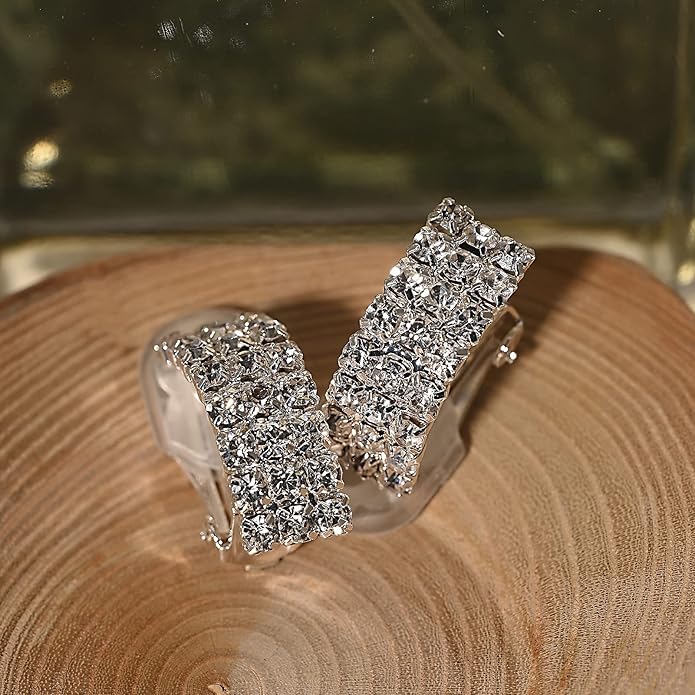 Spinningdaisy Clip On Earrings for Women | Non Pierced Earrings for Wedding